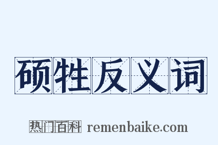 硕牲反义词是什么意思的图片